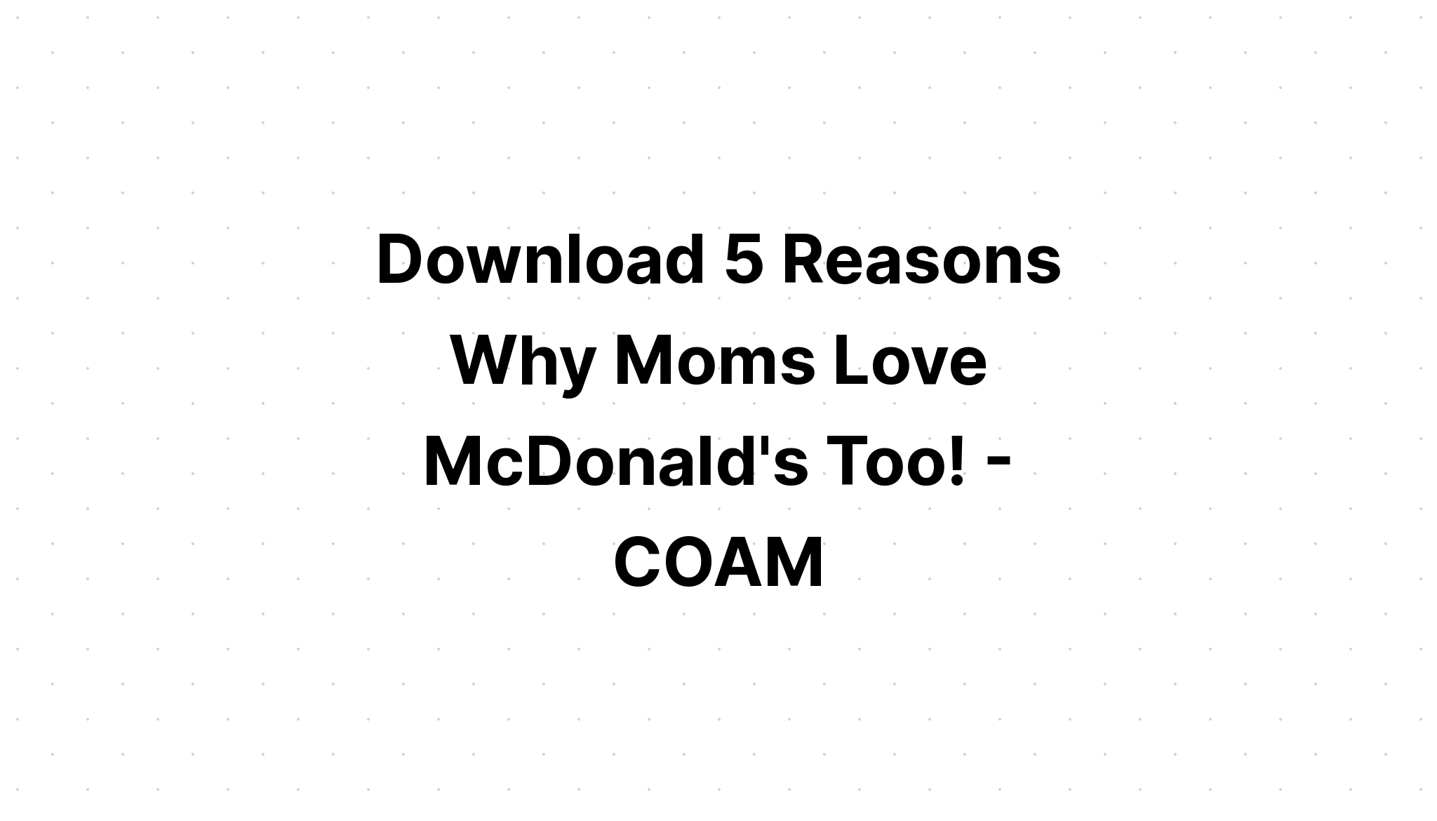 Download Eat At Mom's Sign SVG File